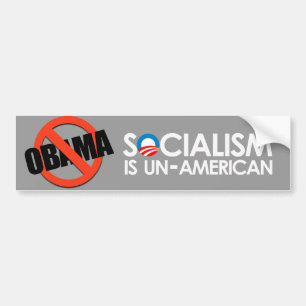 Socialismen är UnAmerican Bildekal