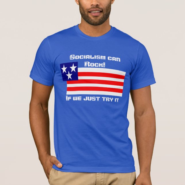 Socialismen kan vagga t shirt (Framsida)