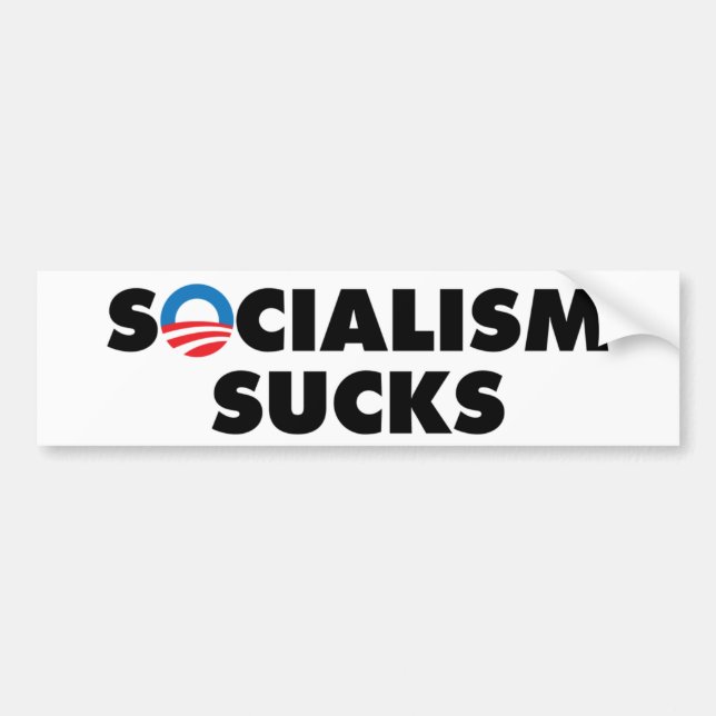 socialismen suger bildekal (Framsidan)