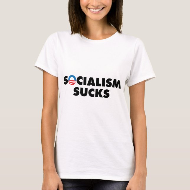 Socialismen suger t-shirt (Framsida)