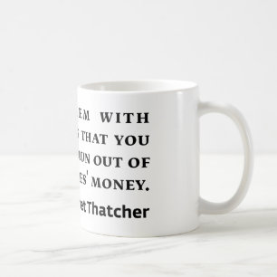 SocialismMargaret Thatcher citationstecken Kaffemugg