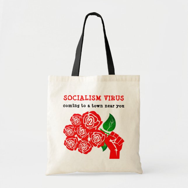 Socialismvirus totalt tygkasse (Framsidan)