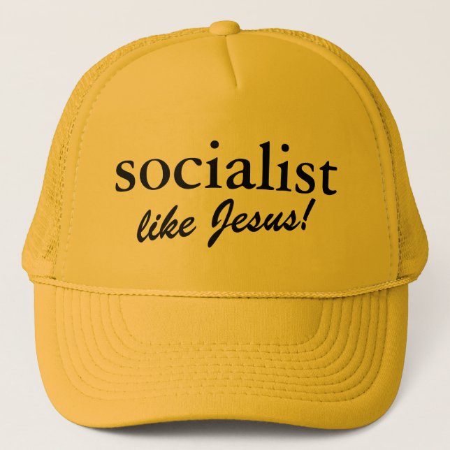 Socialist - lika Jesus! Keps (Framsida)