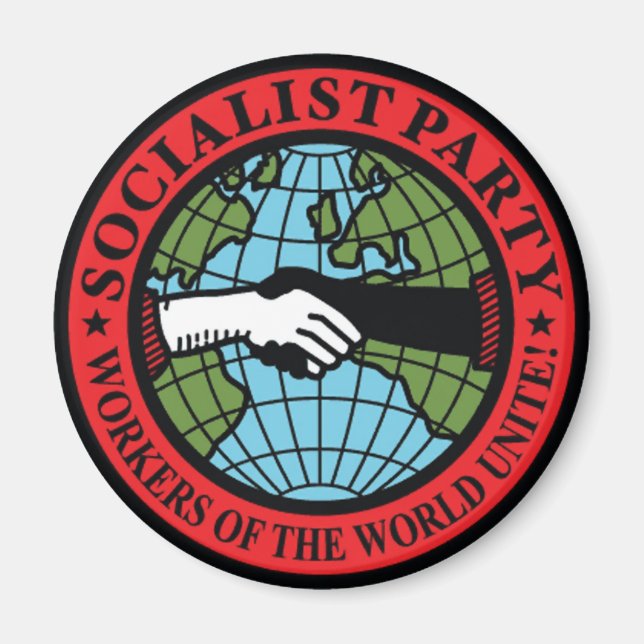 SOCIALIST PARTY USA MAGNET (Framsidan)