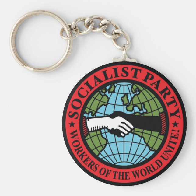 SOCIALIST PARTY USA NYCKELRING (Framsidan)