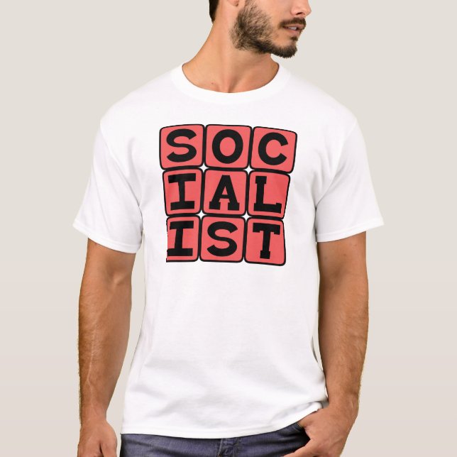 Socialist, politisk tillhörighet tröja (Framsida)