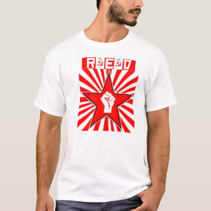 Socialist - röd stjärna - kommunist - T-skjorta T Shirt