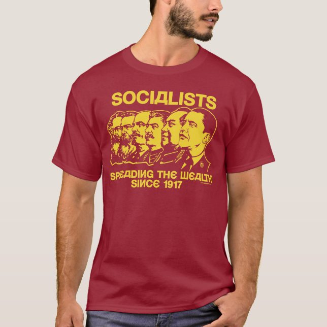 Socialister: Spridning av rikedomen T Shirt (Framsida)