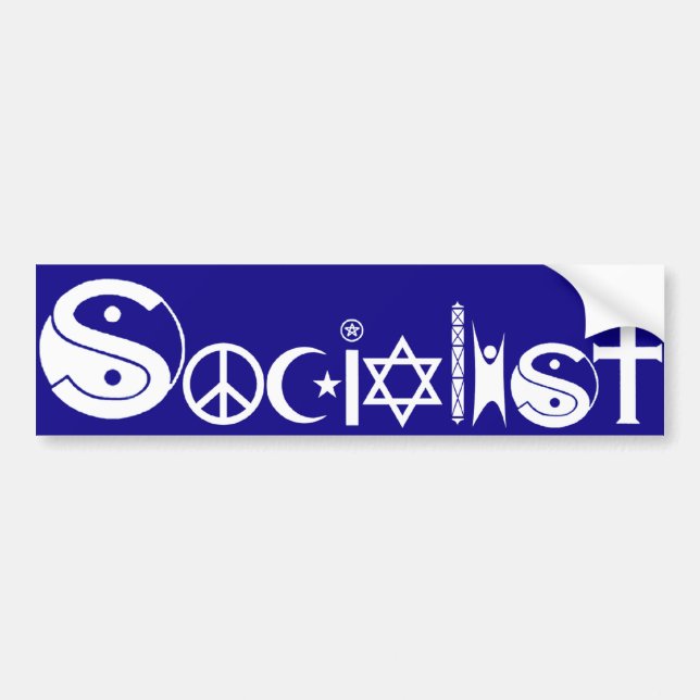 Socialistisk bildekal (Framsidan)