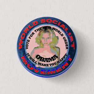 SOCIALISTISK CHICK KNAPP