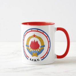 Socialistisk Federal Republic of Yugoslavia Emblem Mugg