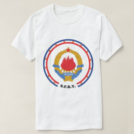 Socialistisk Federal Republic of Yugoslavia Emblem Tee Shirt