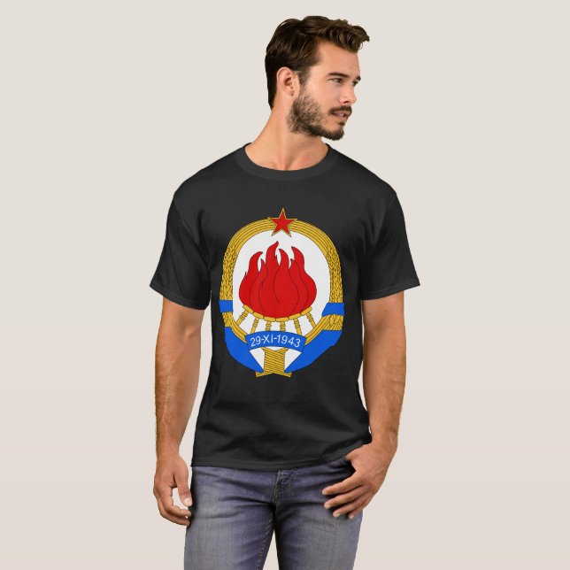 Socialistisk Federal Republic of Yugoslavia T Shirt (Hel framsida)