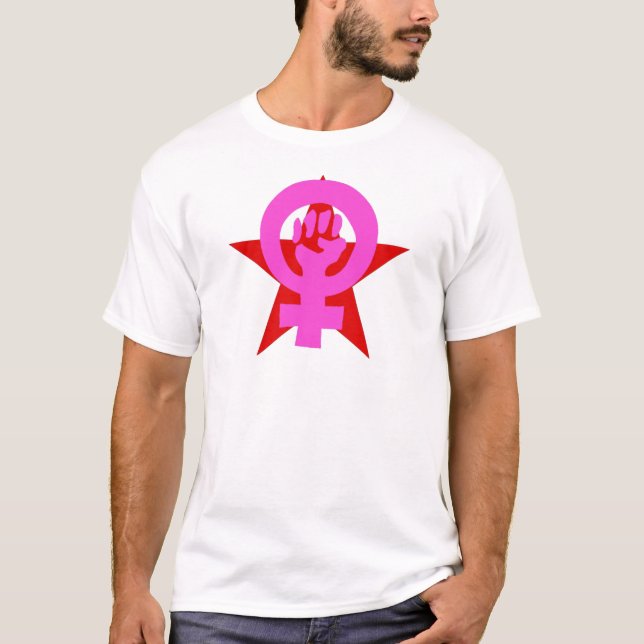 Socialistisk feminist t-shirt (Framsida)