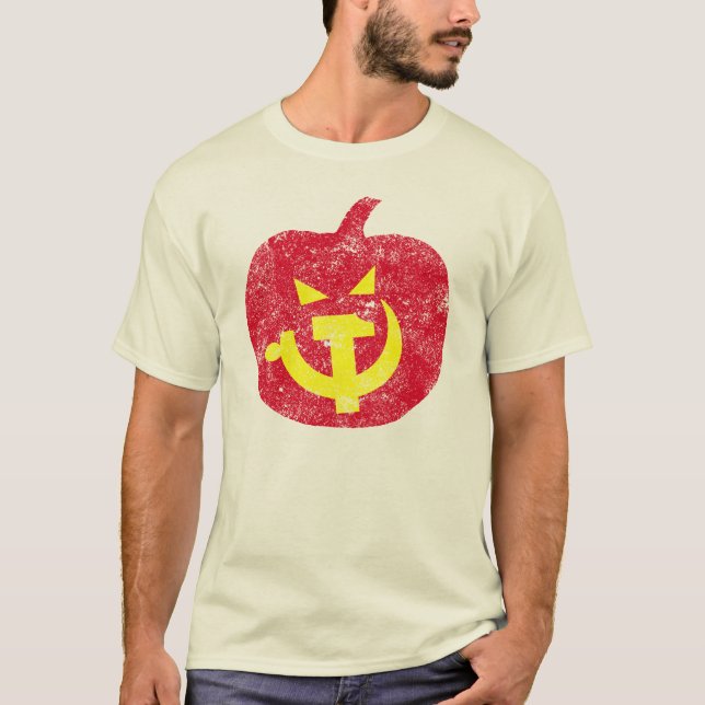 Socialistisk jack o lantern tee shirt (Framsida)