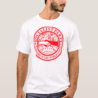 Socialistisk partylogotyp t-shirt