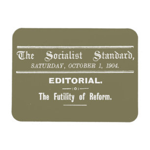Socialistisk standard 1904 Oktober ledarebeige Magnet