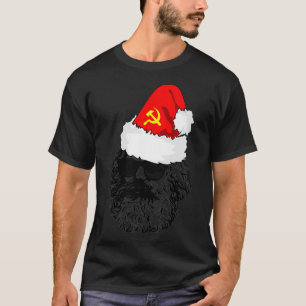 Socialistisk uggla, politisk Karl Mar Santa social T Shirt
