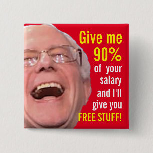 Socialistiska Bernie slipmaskiner - 90% skatt för Knapp