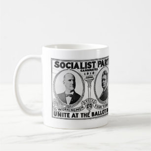 Socialistiska partykandidater 1912 kaffemugg