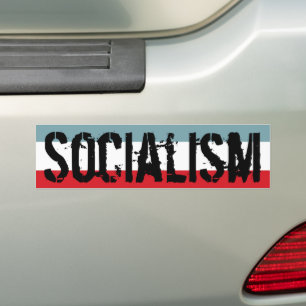 Socialistiskt Bumper Sticker Bildekal