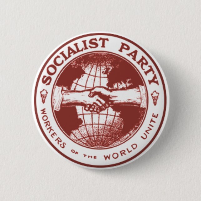 Socialistiskt party Amerika Knapp (Framsida)