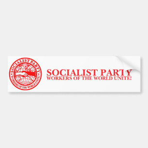 Socialistiskt party USA Bildekal