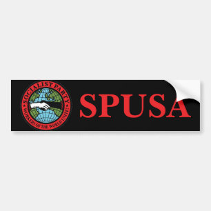 Socialistiskt party USA Bildekal