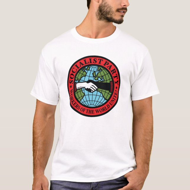 Socialistiskt party USA Tee Shirt (Framsida)