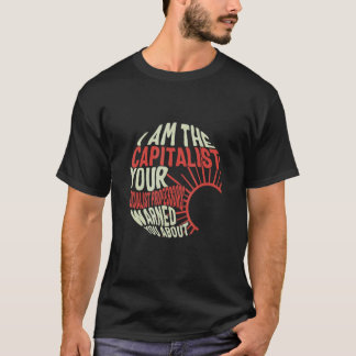 Socialistiskt sett är jag kapitalistisk libertansk t shirt