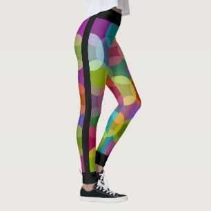 Socialite Färgglada Cirklar Leggings