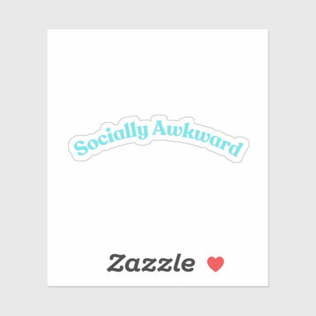 Socially Awkward Klistermärken (Ark)