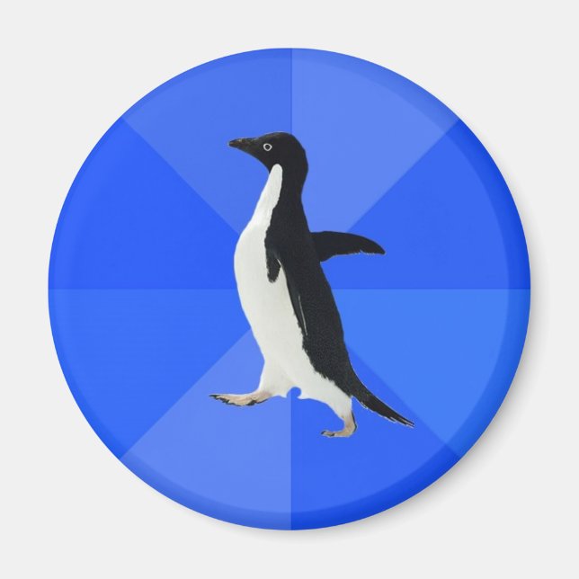 Socially-Awkward-Penguin-Meme Magnet (Framsidan)