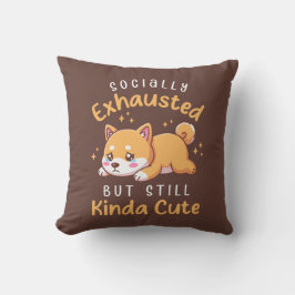 Socially Exhausted But Still Cute - Shiba Inu Kudde