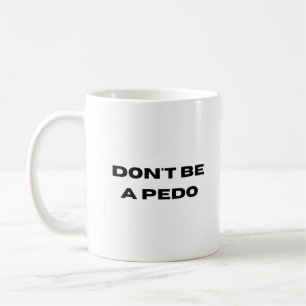 Socialt ansvar mot barnpornografi kaffemugg