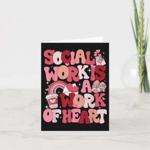 Socialt Arbete Är Ett Hjärtats Arbete Alla Hjärtan Kort