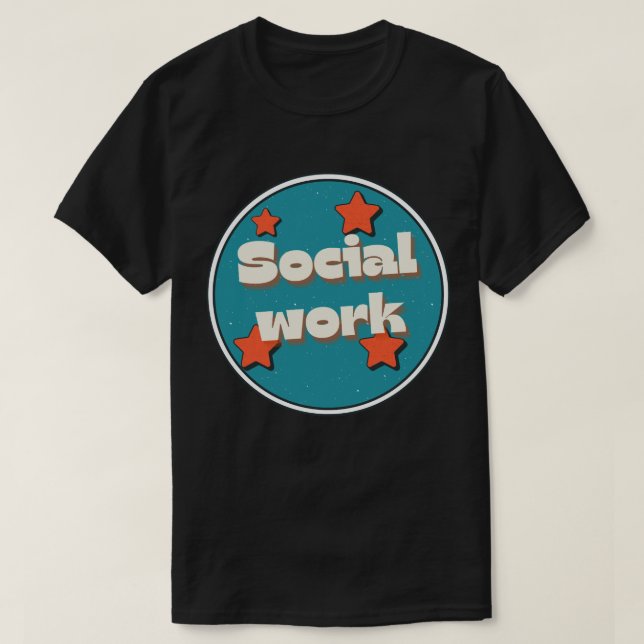 Socialt arbete t shirt (Design framsida)
