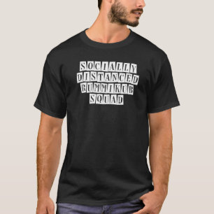 Socialt Avstånd Rummikub Squad U2013 Horse Font T Shirt
