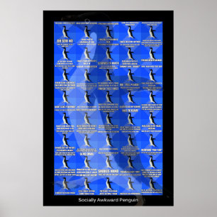 Socialt Awkward Penguin poster