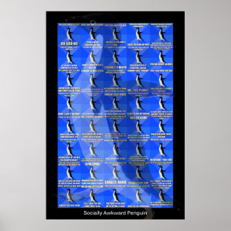 Socialt Awkward Penguin poster