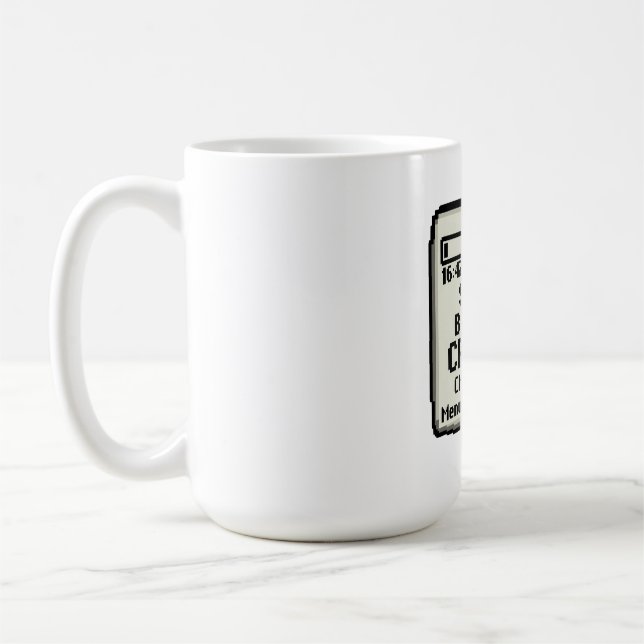 Socialt Batteri Kritiskt Roligt Introvert Tech Des Kaffemugg (Vänster)