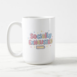 Socialt exhausted kaffemugg