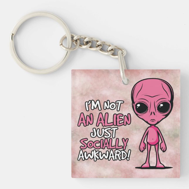 Socialt Klippigt Alien -serietecknad (Framsidan)
