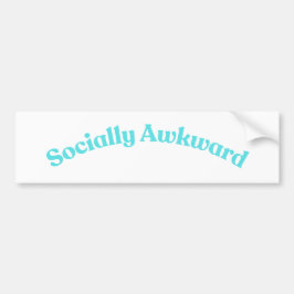 Socialt klumpig bildekal