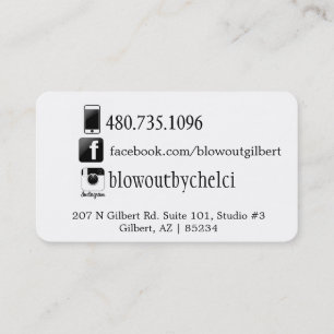 socialt kort för massmediahårstylist