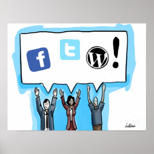 Socialt massmedia FTW! Poster