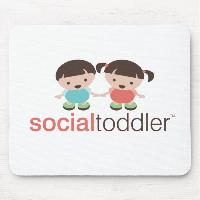 Socialt småbarn Mousepad Musmatta (Framsidan)