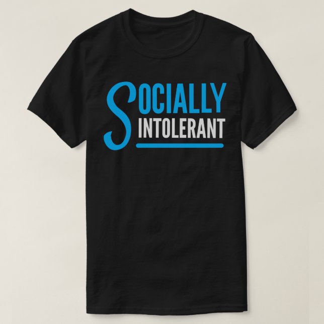 Socialt tolerant t shirt (Design framsida)