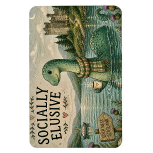 Socialt undvikande Nessie mysig kryptid Loch Ness Magnet