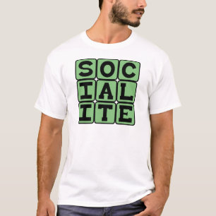 Societetsmänniska, festdeltagare t-shirt